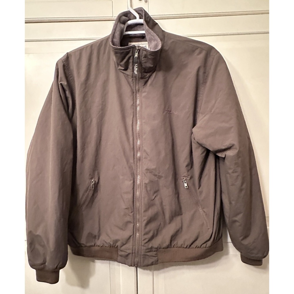 LL Bean Jacket Mens Extra Large Brown‎ Vintage Coat XL Regular